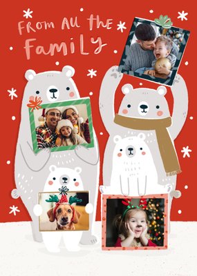 From All The Family Photo Upload Christmas Card