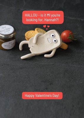 Hilarious Halloumi Cheese Pun Card