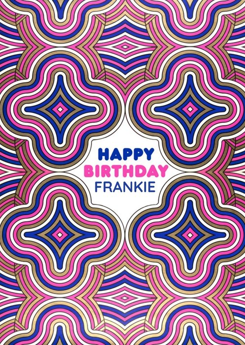 V&A 1960s Pop Art Print Happy Birthday Card