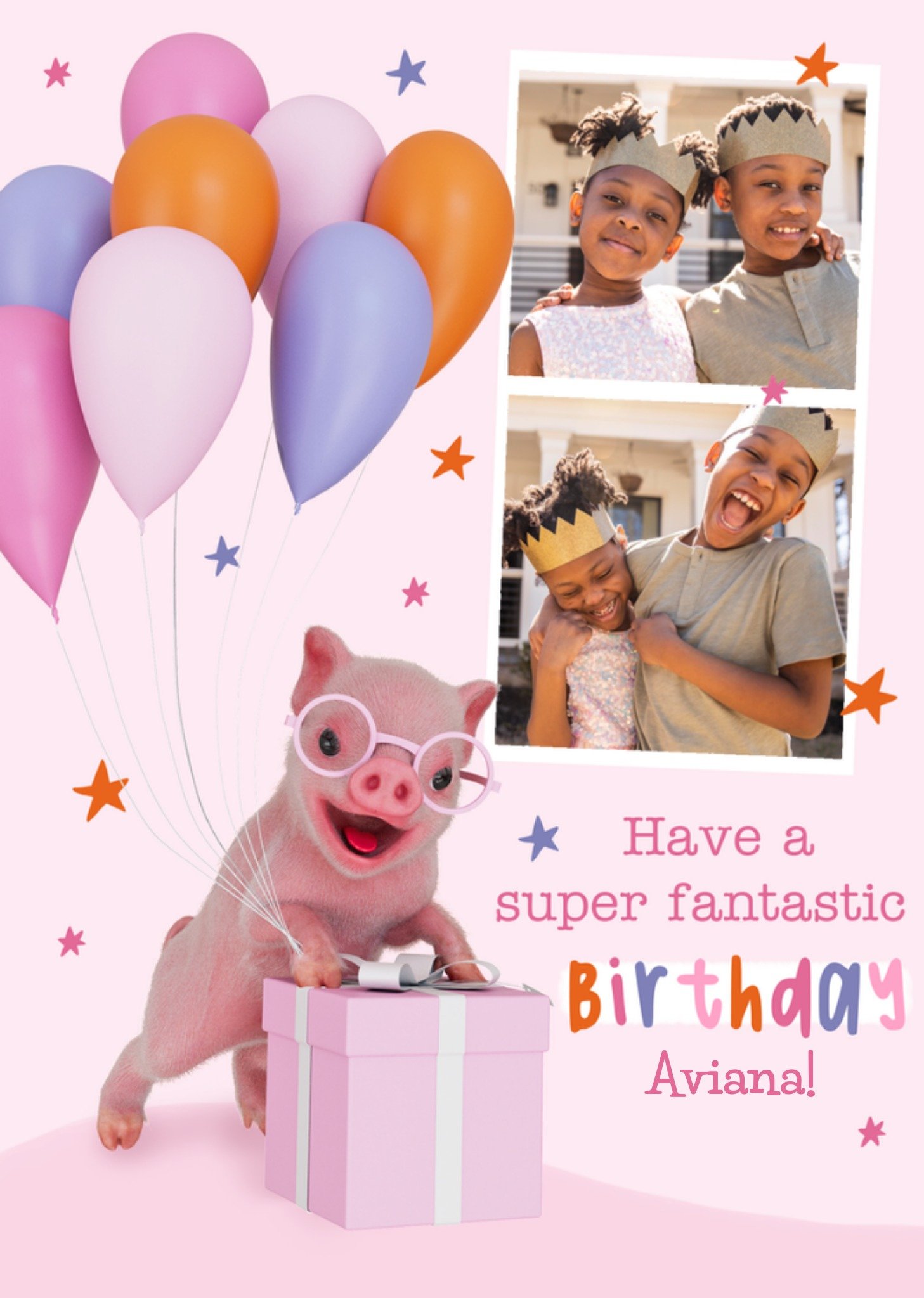 Moonpig Exclusive Super-Fantastic Photo Upload Birthday Card