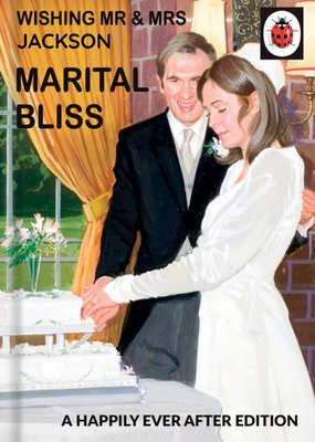 Ladybird Books for Grown-Ups Marital Bliss Wedding Card