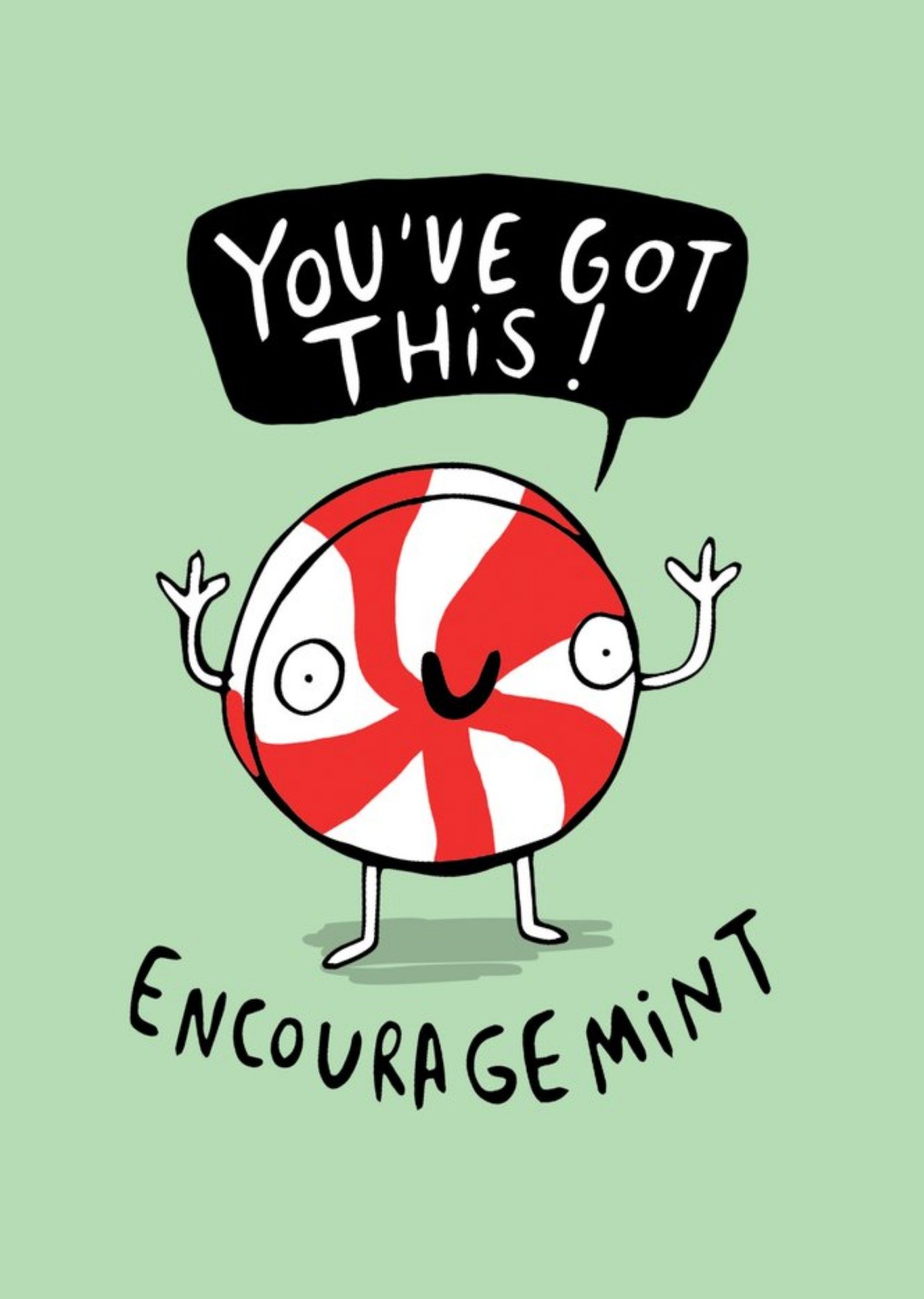 Moonpig Illustrated Youve Got This Encouragment Card