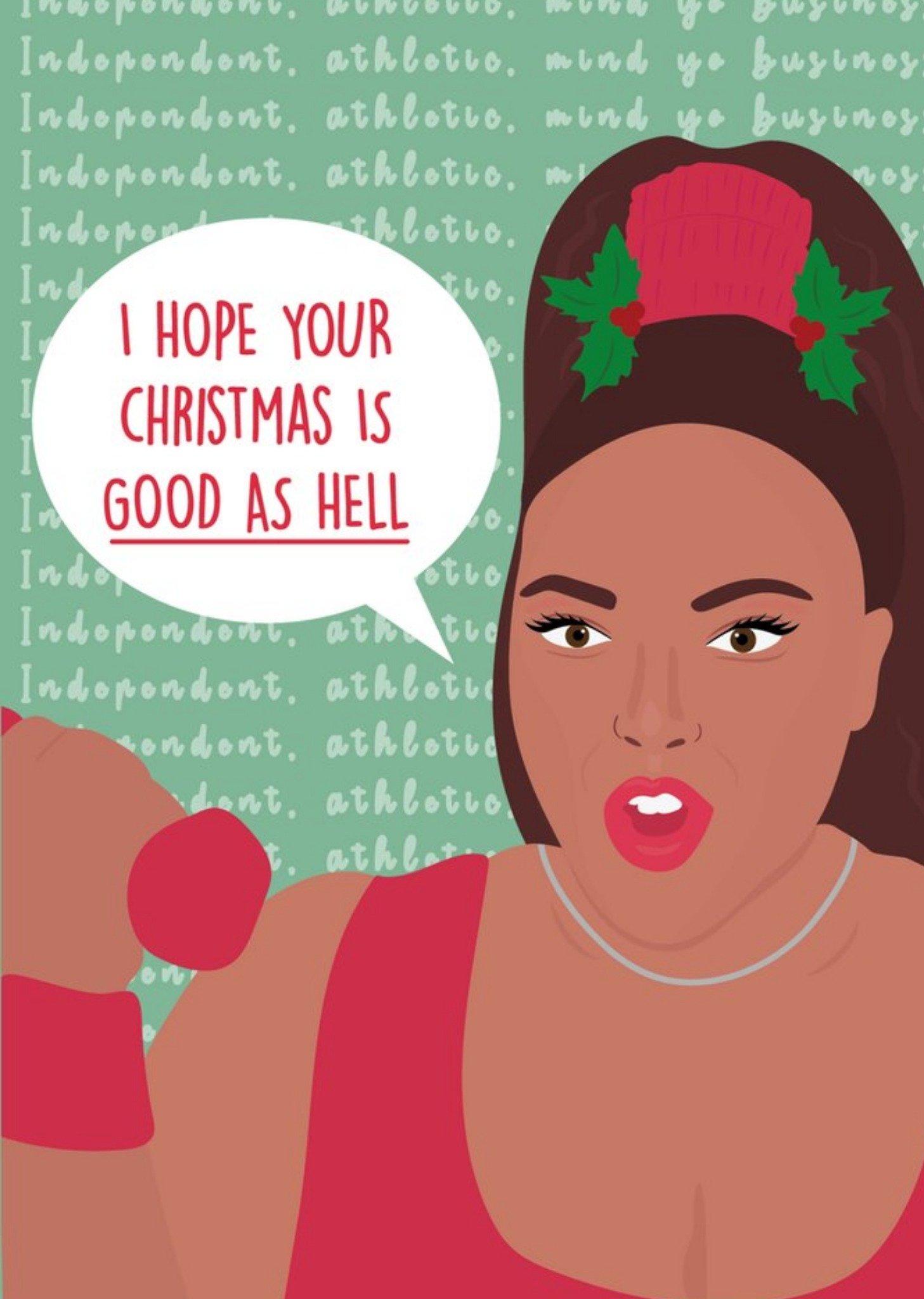 Rumble Cards I Hope Your Christmas Is Good As Hell Card