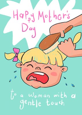 To A Woman With A Gentle Touch Illustrated Mother's Day Card