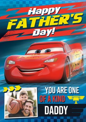 Disney Pixar Cars Happy Father's Day Photo Upload Card