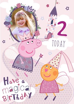 Peppa Pig 2nd Birthday Card