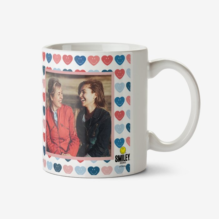 Cute Smiley World Photo upload Mug