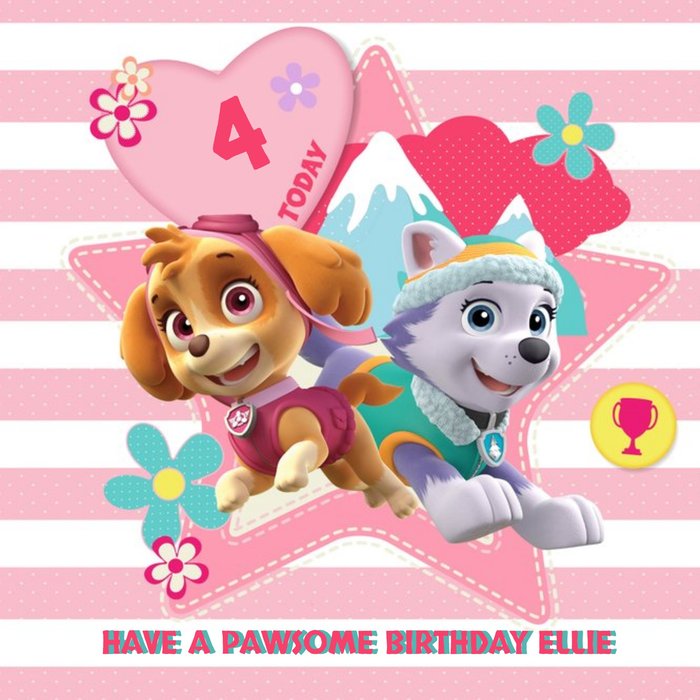 Have A Pawsome Birthday - Pay Patrol Birthday Card