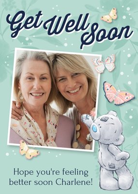 Get Well Soon Photo Upload Tatty Teddy Card