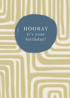 Hooray It's Your Birthday Card