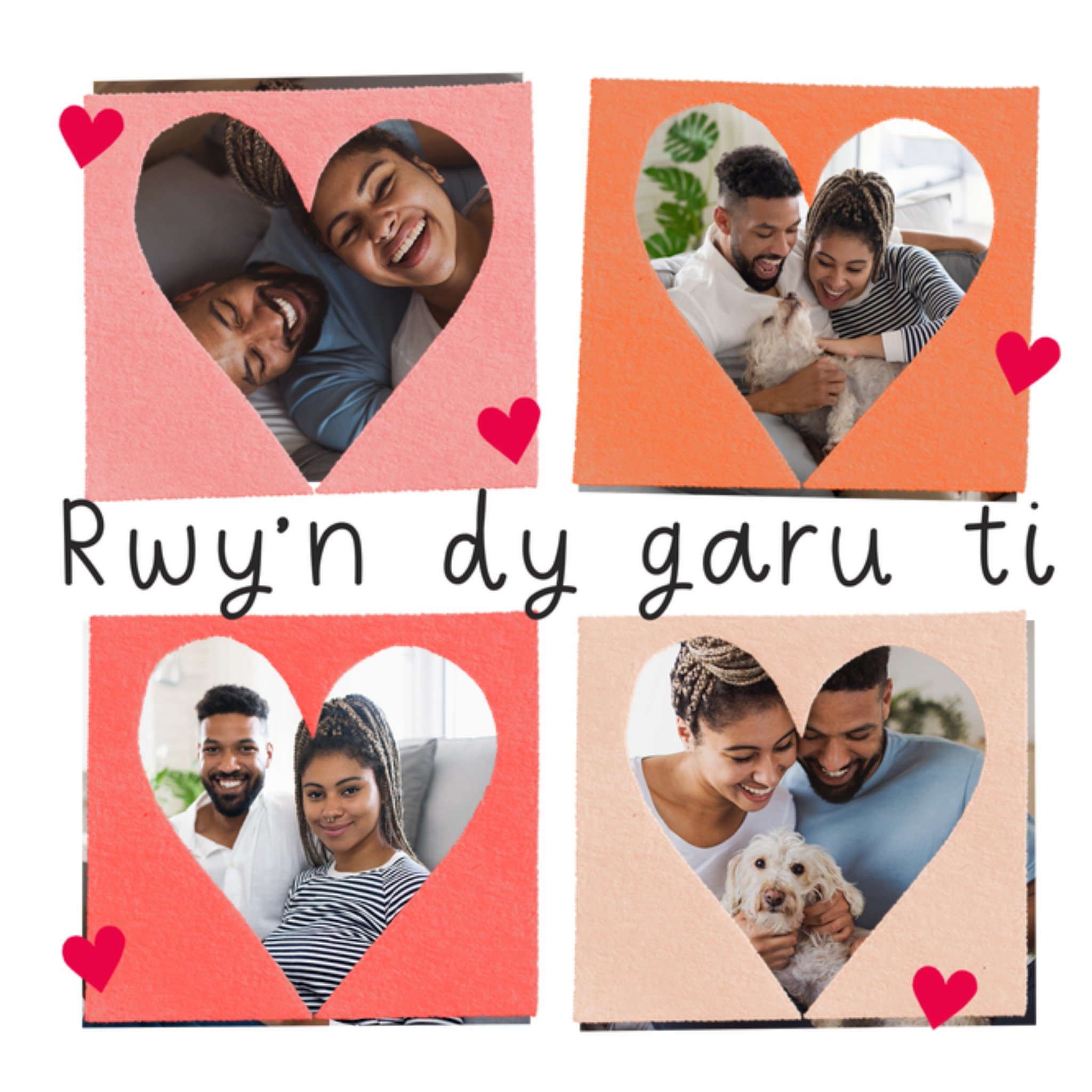 Moonpig Rwy'n Dy Garu Ti Photo Upload St Dwynwens Day Card