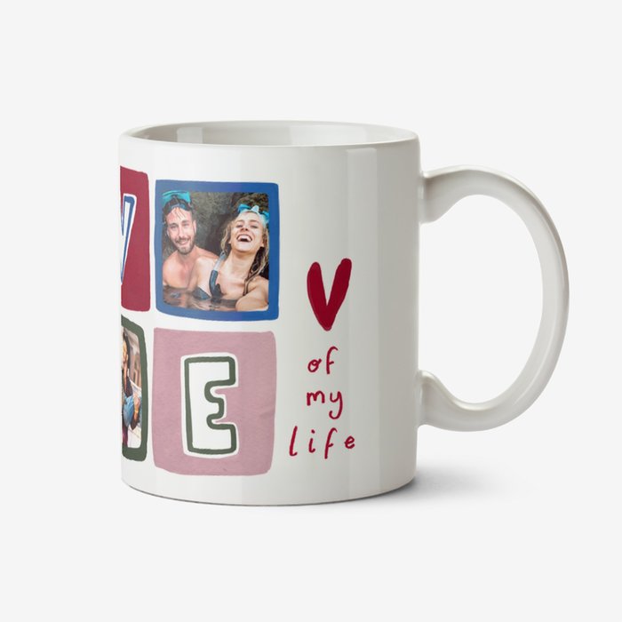 Love Of My Life Valentine's Day Photo Upload Mug