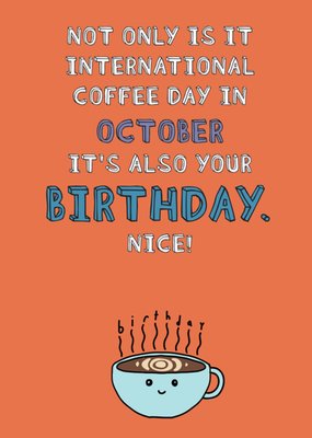 October Birthday Card