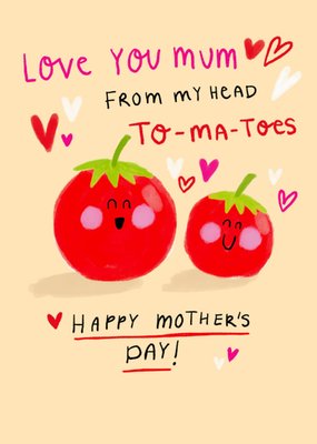 Love You Mum Mother's Day Card