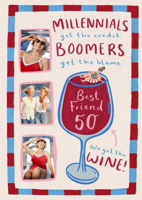 Best Friend Photo Upload Birthday Card