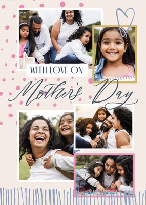 With Love on Mother’s Day Photo Upload Card