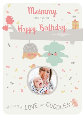 Little Acorns Photo Upload Mummy Birthday Card