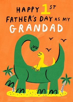 Happy 1st Father's Day As My Grandad Father's Day Card