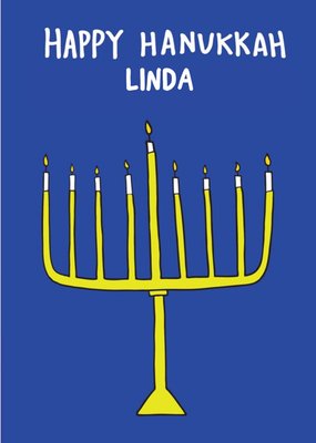 Angela Chick Happy Hanukkah Card