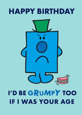 Mr. Grumpy Birthday Card