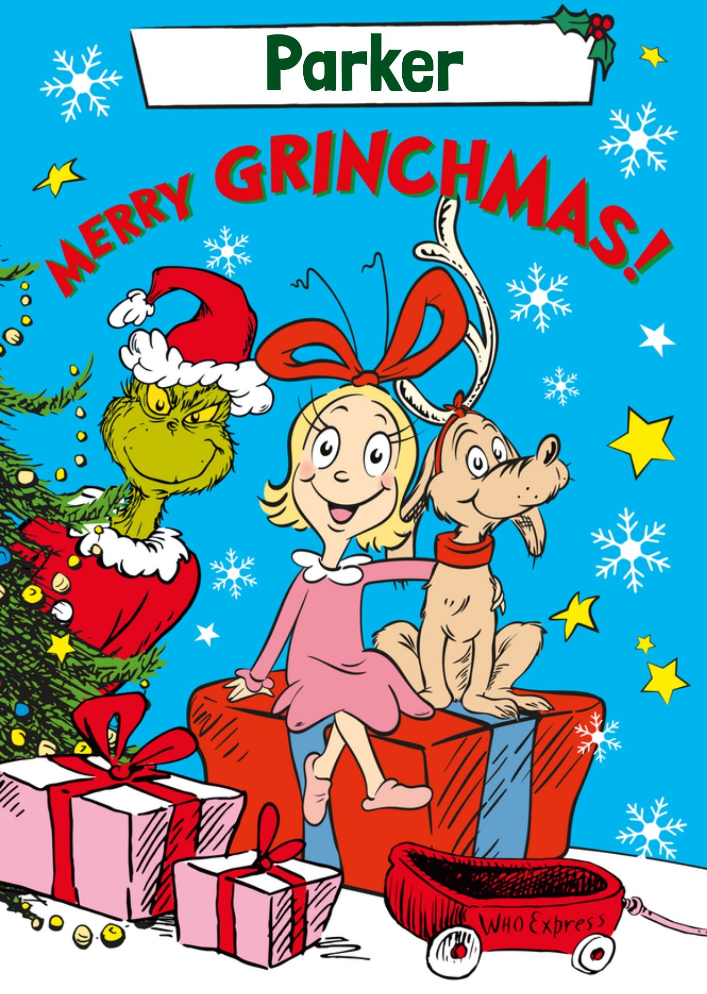 Moonpig The Grinch Christmas Card