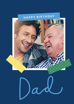 Dad Photo Upload Birthday Card