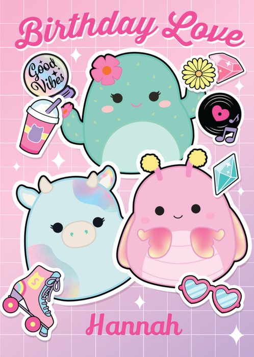 Squishmallows Cute Birthday Love Card