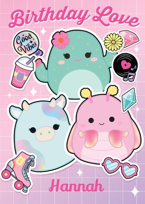 Squishmallows Cute Birthday Love Card