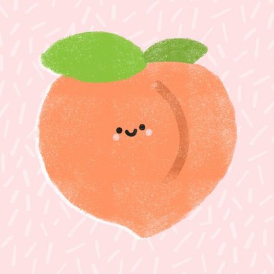 Feeling Fruity Peach Card