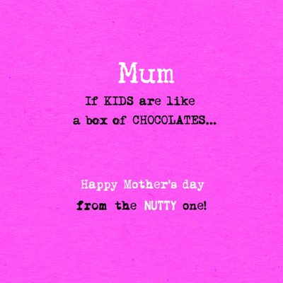 From The Nutty Set Funny Mothers Day Card