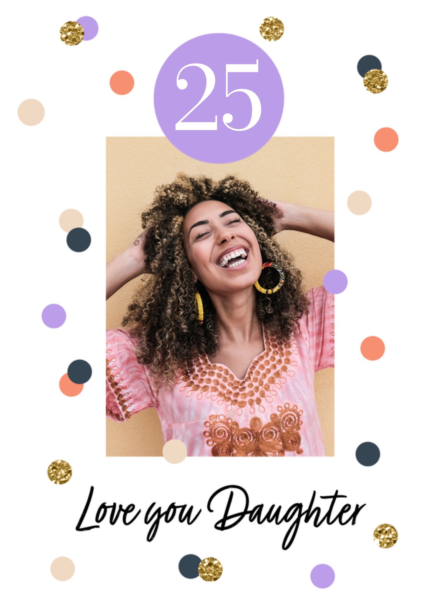 Moonpig Love You Daughter Photo Upload Birthday Card