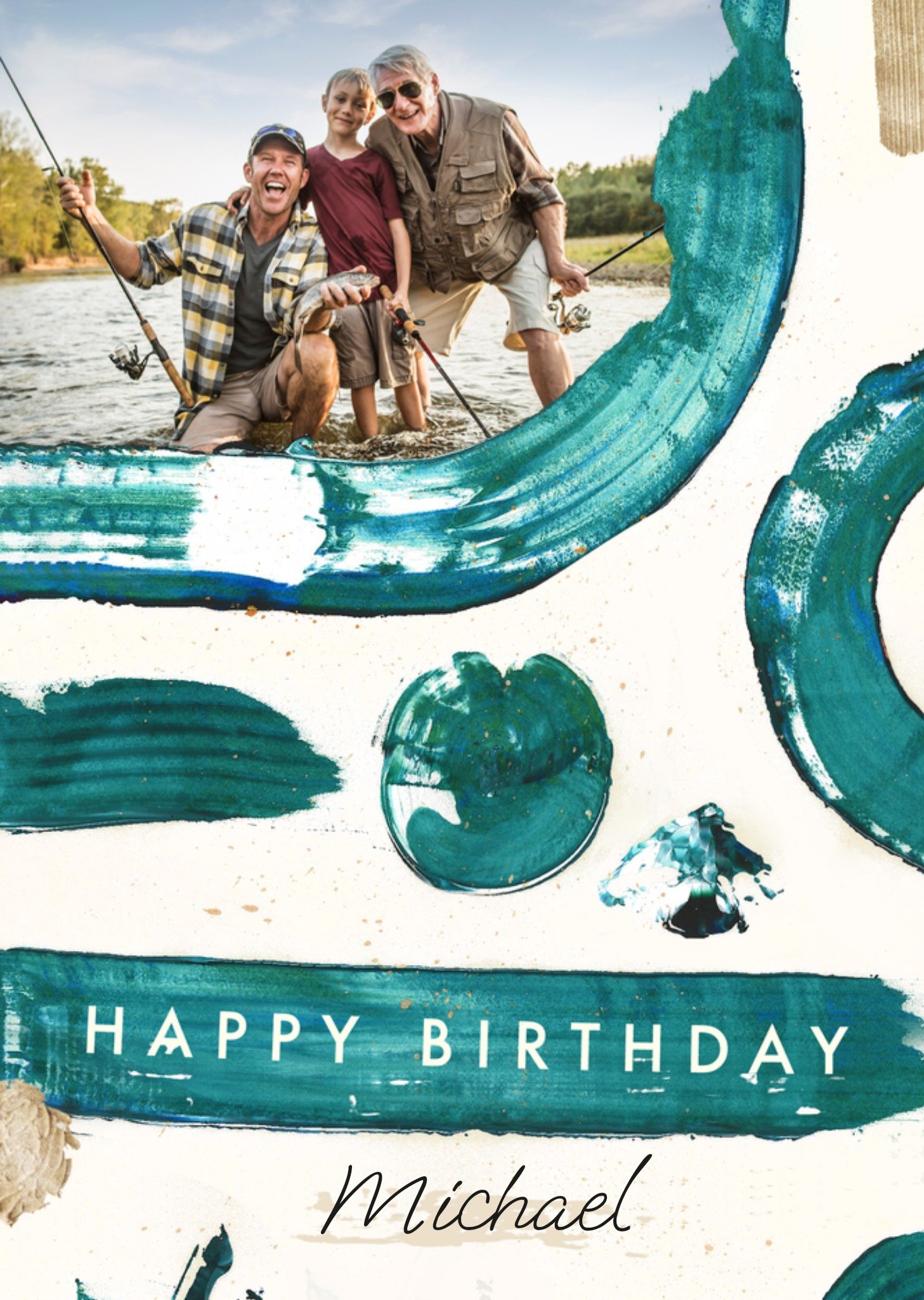 Moonpig Happy Birthday Photo Upload Card
