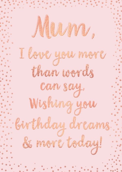 Birthday Card - Limelight Card - Mum - Sentimental - Verse