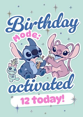 Disney Lilo And Stitch Birthday Card