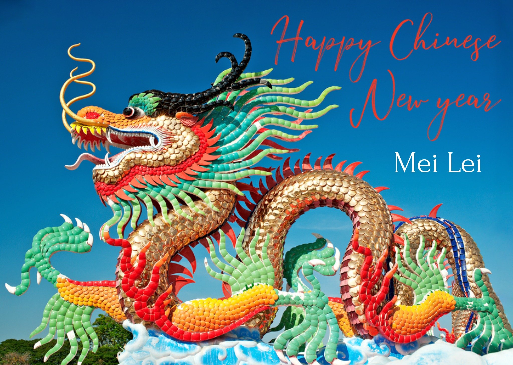 Moonpig Happy Chinese New Year Card