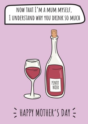 Laura Lonsdale Designs Wine Mother's Day Card