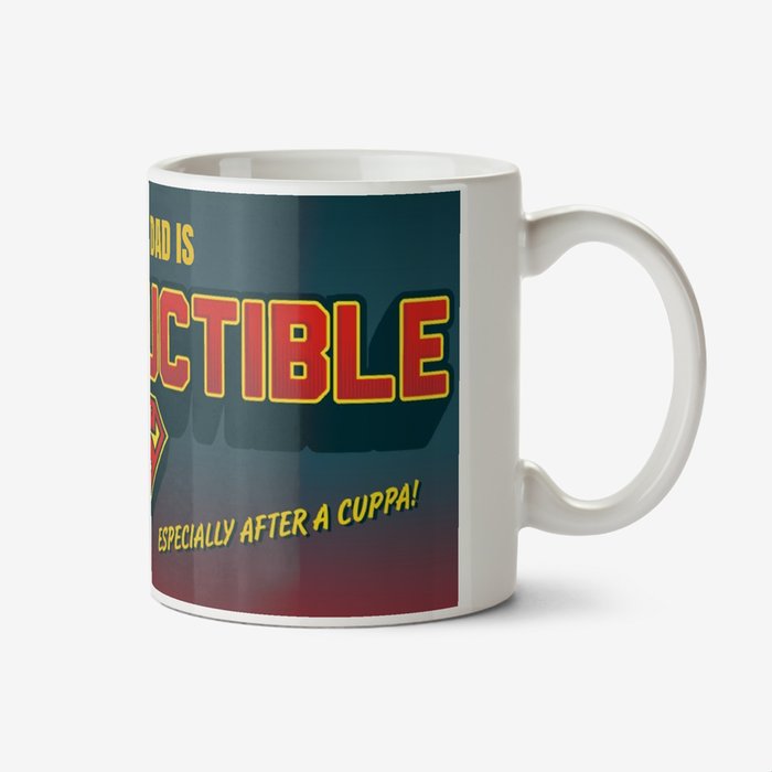 Father's Day Superman Indestructible Personalised Mug