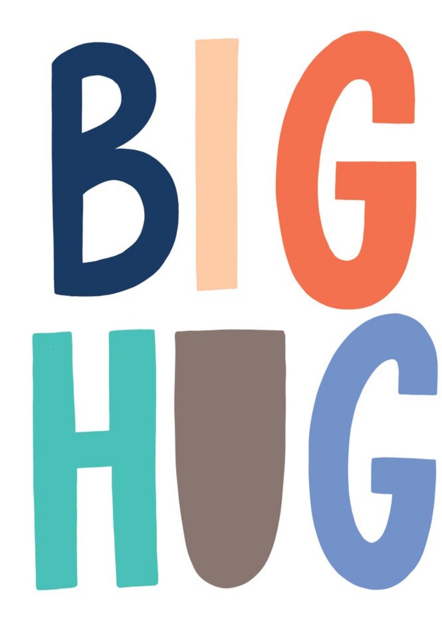 Moonpig Chloe Turner Big Hug Sympathy Card