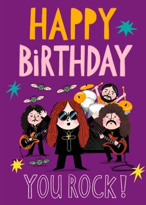 You Rock Birthday Card