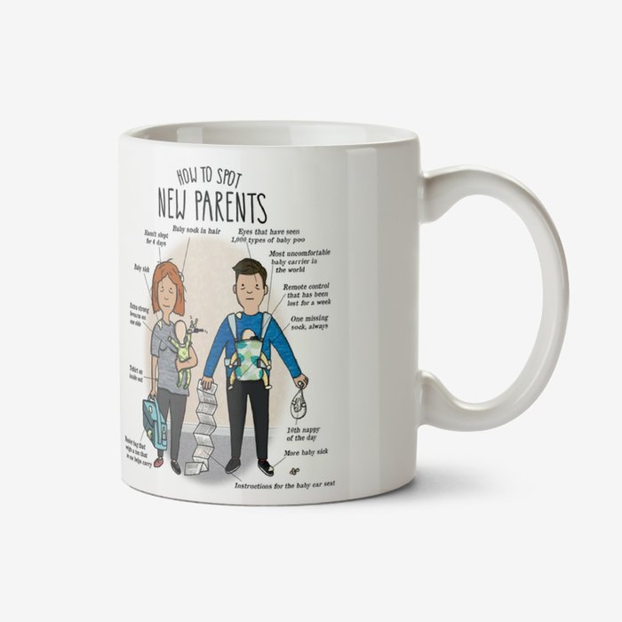 Funny How To Spot New Parents Mug