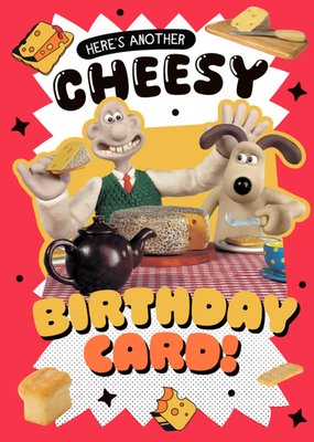 Wallace And Gromit Funny Cheesy Birthday Card