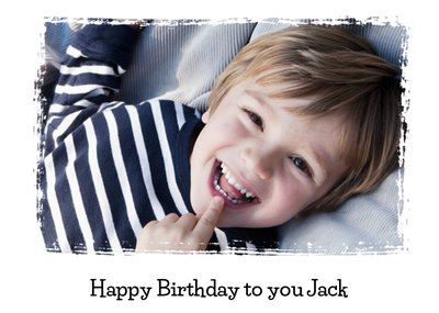 Kids Photo Birthday Card