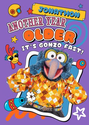 The Muppets Gonzo Another Year Older Birthday Card