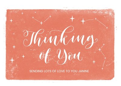 Thinking of you card