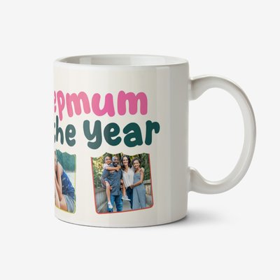 Step Mum Of The Year Photo Upload Mug