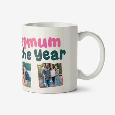 Step Mum Of The Year Mother's Day Photo Upload Mug