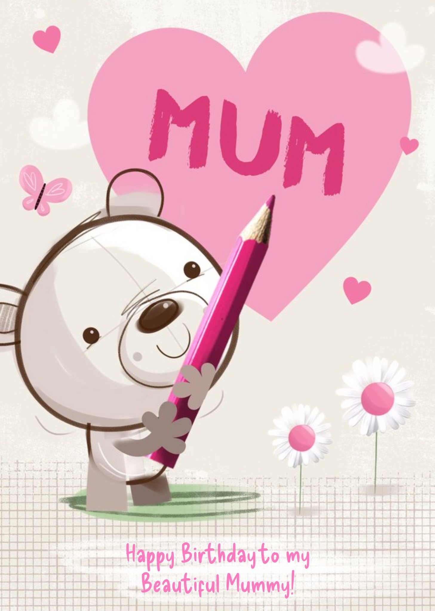 Moonpig Happy Birthday To My Beautiful Mummy Card
