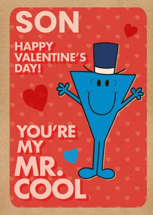 Son Happy Valentines Day Youre My Mr Cool Personalised Card