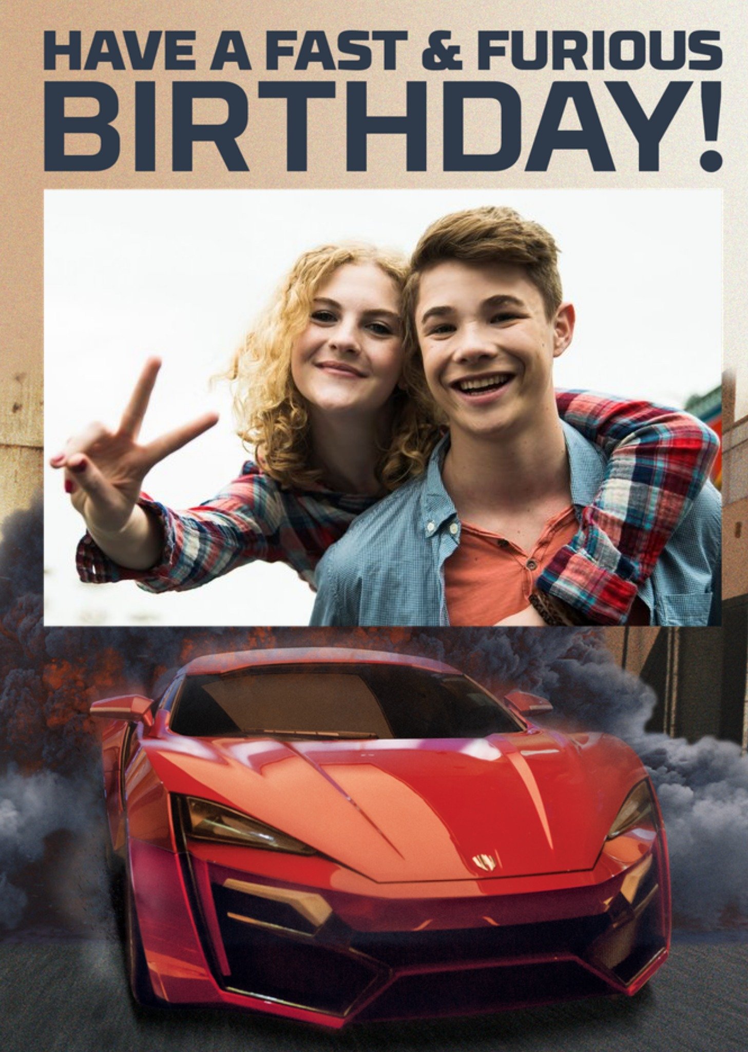 Moonpig Fast And Furious - Have A Fast & Furious Birthday