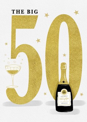 The Big 50 Birthday Card